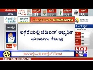 Download Video: BBMP Elections: BJP Candidate Mahesh Babu Wins In Lakkasandra Ward