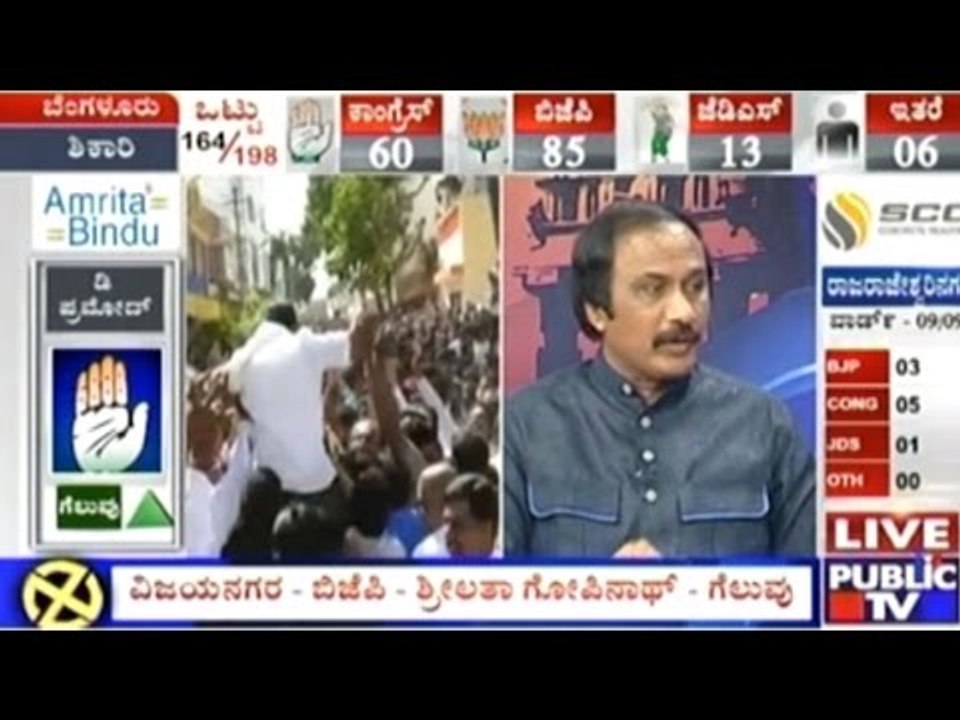 BBMP Elections: Congress Wins 50 Seats, BJP 51 And JDS 9 | 11 am
