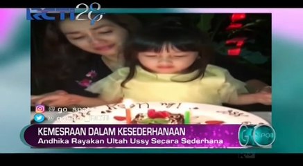 Ussy Sulistiawaty Bahagia Diberi Kejutan Ultah dari Mertua