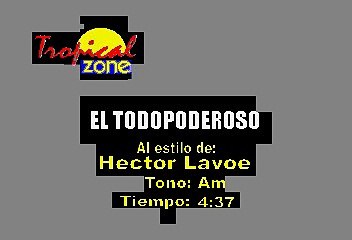 El Todopoderoso - Hector Lavoe (Karaoke)