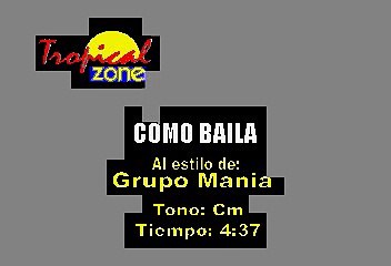 Grupo Mania - Como Baila (Con Voz) (Karaoke)