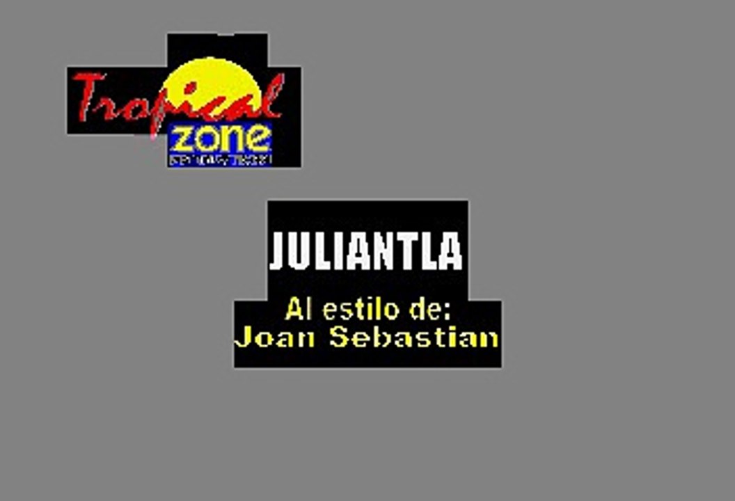 Juliantla - Joan Sebastian (Karaoke)