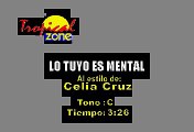 Lo tuyo es mental - Celia Cruz (Karaoke)