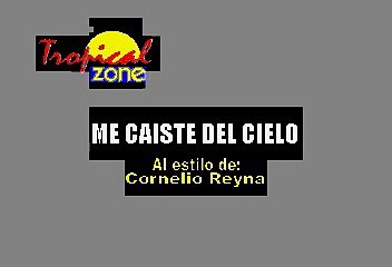 Me caiste del cielo - Cornelio Reyna (Karaoke)