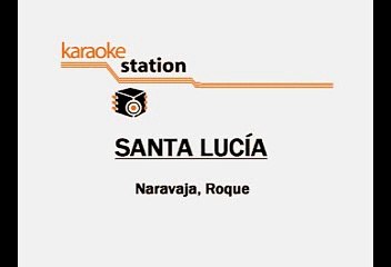 Miguel Rios - Santa lucia (Karaoke)