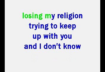 REM - Loosing my religion (Karaoke)