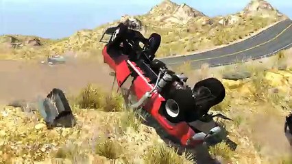 Télécharger la video: BeamNG Drive Realistic High Speed Crashes #11