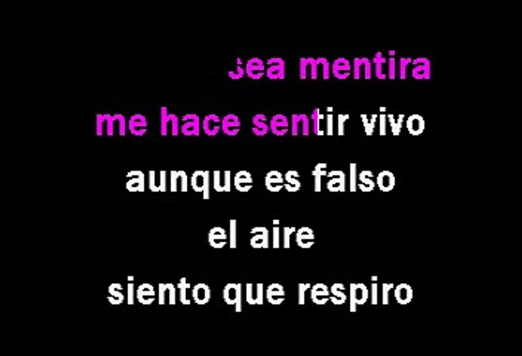 Sin Bandera - Mientes tan bien (Karaoke)