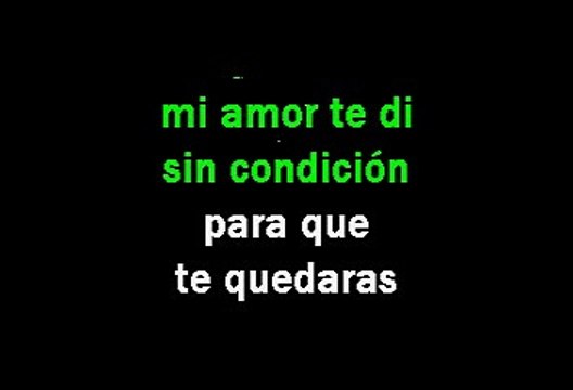 Sin Bandera - Te vi venir (Karaoke)
