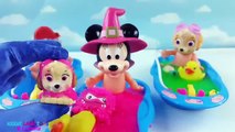 Minnie Mouse Paw Patrol Baby Doll Bath Time Clay Slime Toy Surprises Best Learning Colors