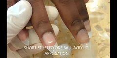 Comment à acrylique ongles Court stylet un balle méthode robinet