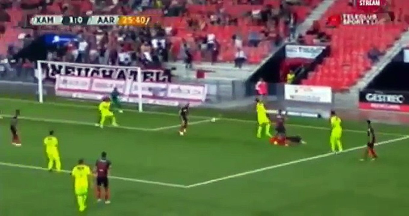 Xamax 2:1 Ааrau ( Schweizer Challenge League)