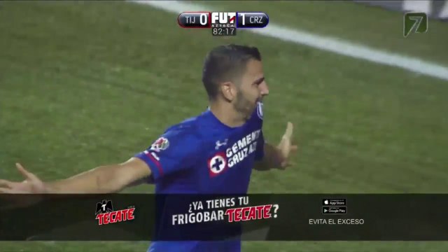 0-2 Gol Édgar Méndez - Xolos Tijuana 0-2 Cruz Azul - Liga MX - 21.07.2017