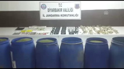 Terör Operasyonunda Ele Geçirilen Malzemeler