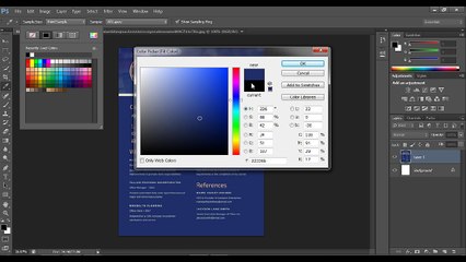 Photoshop Tutorial 6 - How to Create a Resume According to Given Template