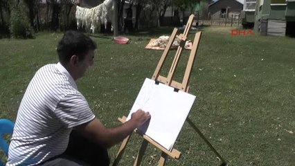 Muş - Köyde Resim Sergisi Açacak