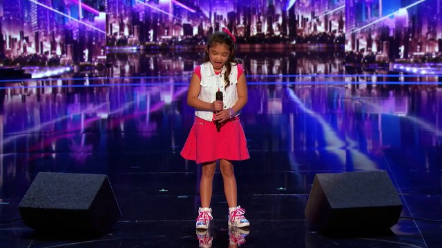 Angelica Hale: 9-Year-Old Earns Golden Buzzer From Chris Hardwick - America's Got Talent 2017