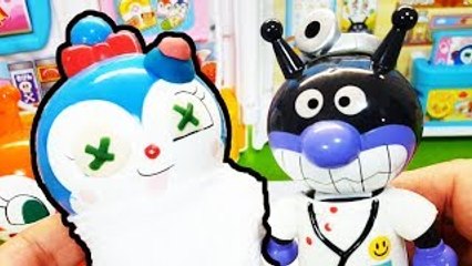 アンパンマン アニメ おもちゃ 救急車 バイキンマンが診察するよ❤ 本当のおいしゃさんはアンパンマン おいしゃさんごっこ animation Anpanman Toy Ambulance