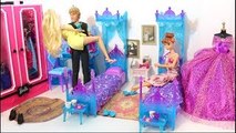 Barbie Elsa Bedroom Evening Routine Barbie & Ken Evening Routine Pink Bathroom
