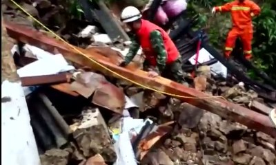 Banjir dan Tanah Longsor Terjang Tiongkok