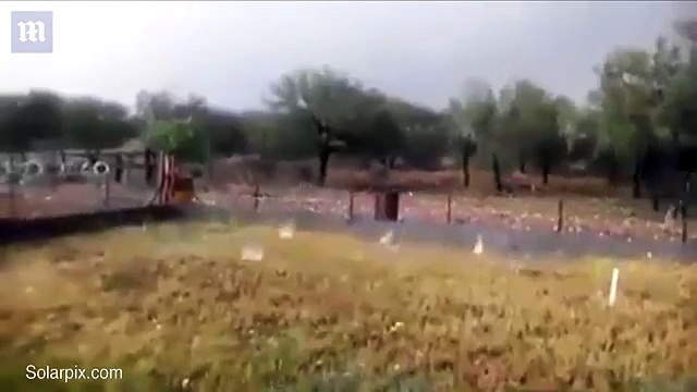 Des grêlons de la taille de balle de golf s'abattent sur l'Espagne