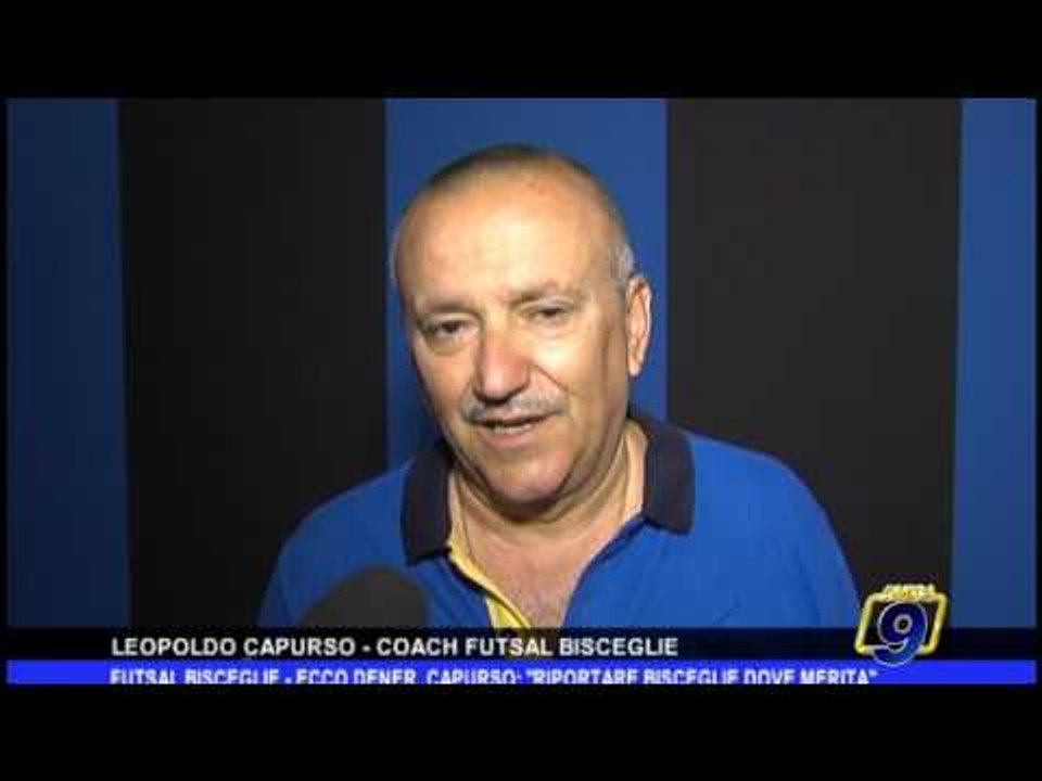 Futsal Bisceglie |  Ecco Dener Capurso: "Riportare Bisceglie dove merita"