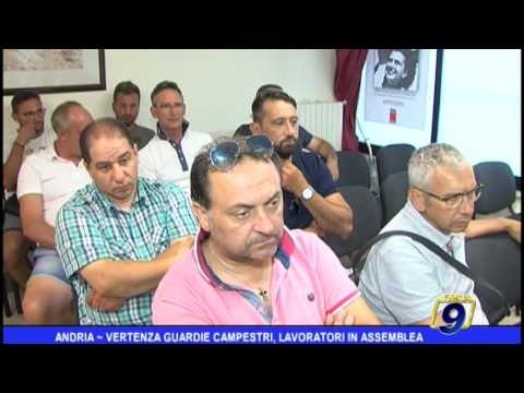 Andria | Vertenza Guardie Campestri: lavoratori in assemblea