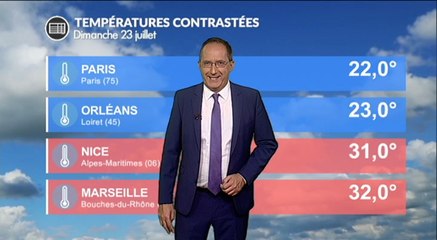 Météo dimanche : frais au nord, soleil au sud