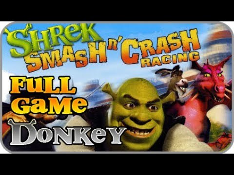 Shrek Smash n' Crash Racing Part 2 - FULL GAME - Donkey & Dragon (PS2, PSP, Gamecube)