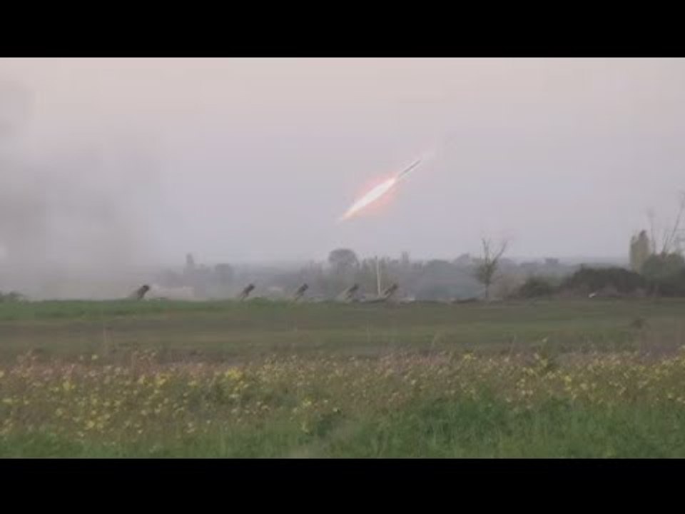 Azerbaijan fires salvos at Armenian positions in Nagorno-Karabakh ahead of ceasefire claims