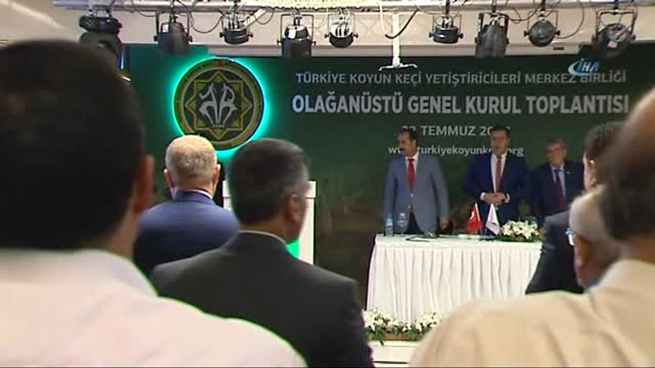 Bakan Fakıbaba Türkiye Koyun Yetiştiricileri Merkez Birliği Olağanüstü Genel Kuruluna Katıldı