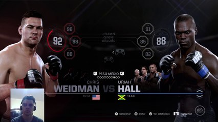 Chris Weidman vs Kelvin Gastelum - Simulação EA SPORTS UFC 2 (3)