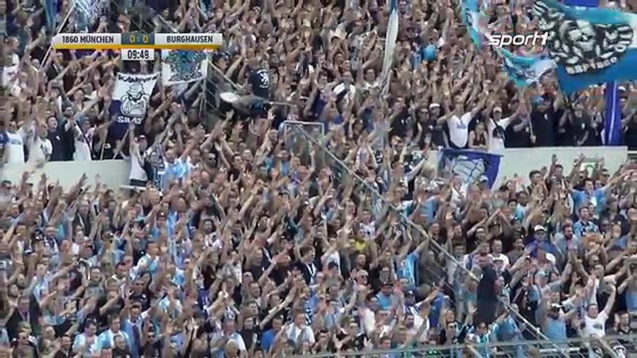 1860 München 3:1 Burghausen (German Regionalliga (Bavaria) 21 July 2017)