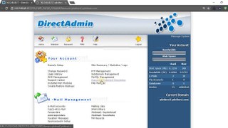 Password protect a directory via DirectAdmin interface