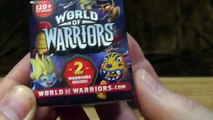 Colección de guerreros Mundo Figuras, unboxing