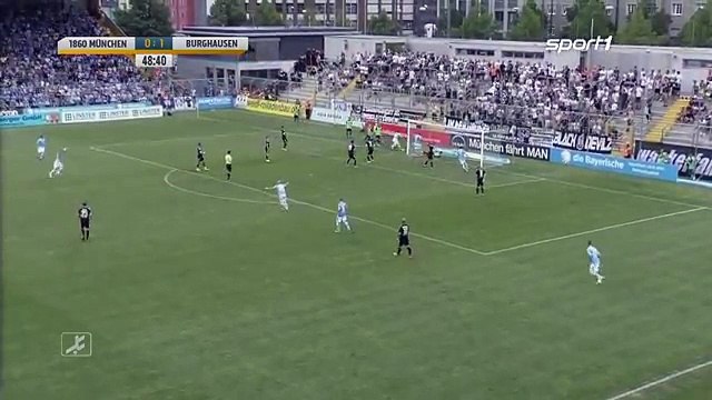 1860 München 1:1 Burghausen (German Regionalliga (Bavaria) 21 July 2017)