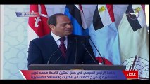 السيسي: بناكل في يوم قد اللي بتاكله بعض الدول ف سنة