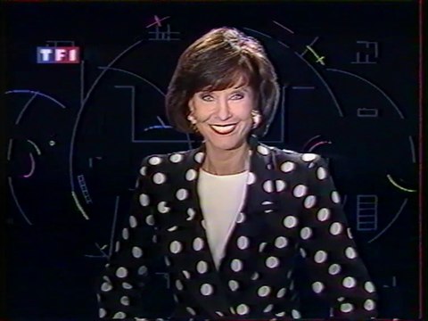 TF1 - 15 Mai 1990 - Speakerine (Denise Fabre), pubs, teaser, début Ciel Mon Mardi