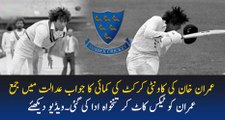 Imran Khan submitted his County Cricket record in SC as well - A report on evidence submitted