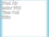 ArmorSuit MilitaryShield  Apple iPad Air Screen Protector  White Carbon Fiber Full Body