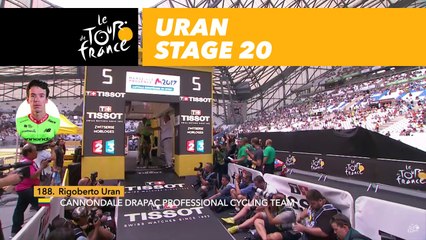 Départ d'Uran / Uran starts - Étape 20 / Stage 20 - Tour de France 2017