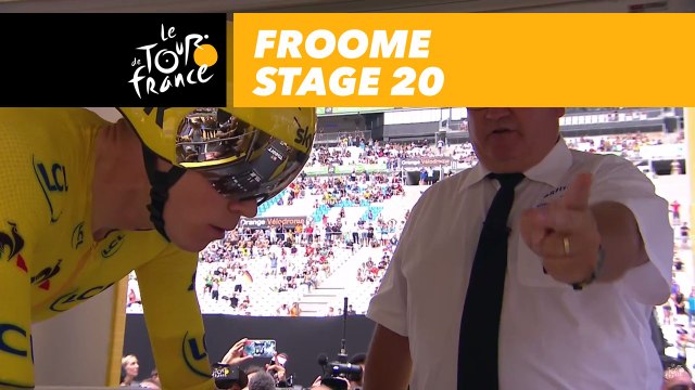 Départ de Froome / Froome starts - Étape 20 / Stage 20 - Tour de France 2017