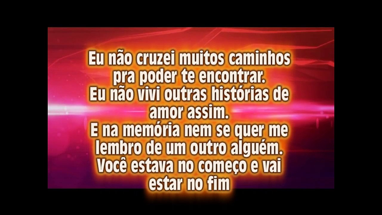 Daniel Salles - Primeiro Amor (Playback com Legenda)