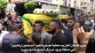 تشييع مقاتلين من حزب الله في الضاحية الجنوبية لبيروت