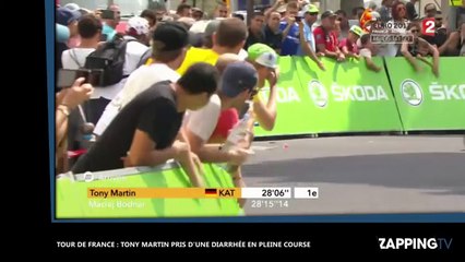 Tour de France : Tony Martin pris d’une violente diarrhée en pleine course (Vidéo)
