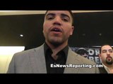 what does victor ortiz say about a sergio martinez fight