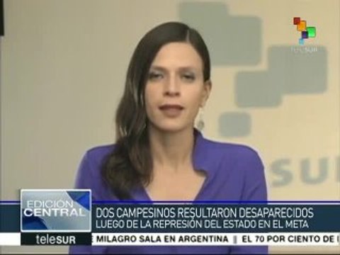 Colombia: campesinos del Meta fueron violentamente reprimidos