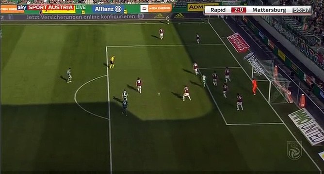 Maximilian Wober GOAL HD -Rapid Vienna 2-0 Mattersburg 22.07.2017