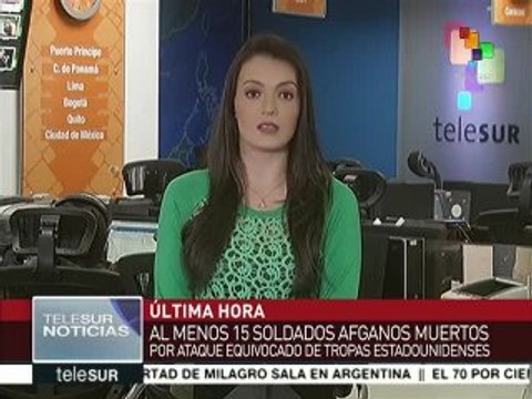 Al menos 15 soldados afganos muertos por error en un ataque de EE.UU.