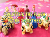 OWLETTE & THE FLASH WORK TOGETHER SPHINX TRUCK CINDERELLA JESSIE ANNA PRINCESS BOWSER Toys BABY Videos, PJ MASKS, JUSTIC